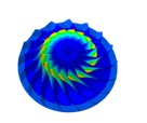 Mode Shape HI=0, 1440 Hz
