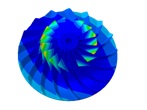 Mode Shape HI=1, 1734 Hz