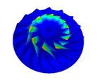 Mode Shape HI=4, 1464 Hz