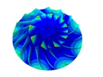 Mode Shape HI=4, 2232 Hz