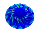 Mode Shape HI=6, 2764 Hz