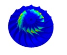 Mode Shape HI=7, 1519 Hz