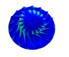Mode Shape HI=7, 2963 Hz